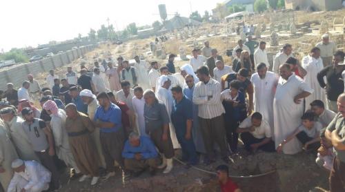 بالصور داعش الارهابي قتل 9 من عائلة منتسب في اجرام داقوق في كركوك