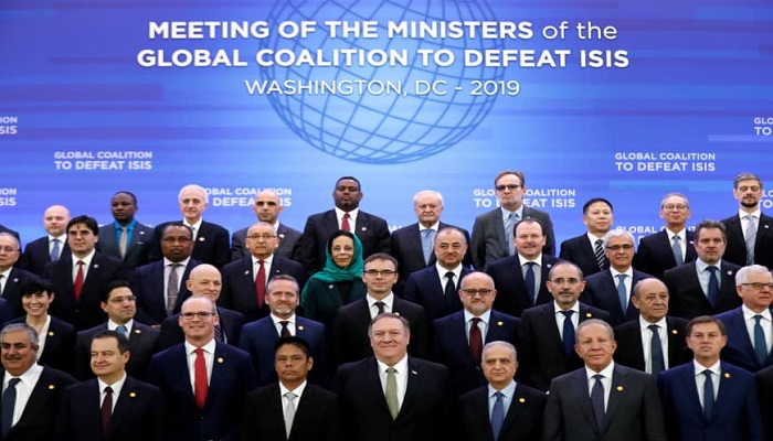 Iraq's support for security and humanitarian .. Highlights of the final statement of the meeting of the International Alliance Image