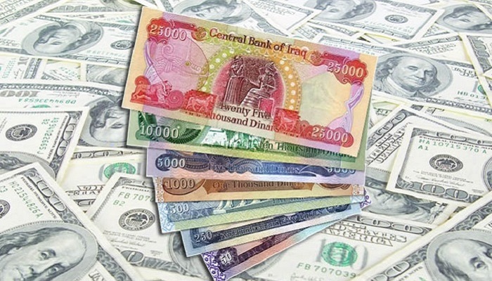 The prices of buying and selling foreign currencies and the prices of gold and oil against the Iraqi dinar