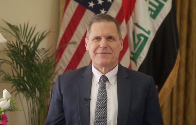 US Ambassador - The US presence will be part of the international coalition to provide support to Iraq